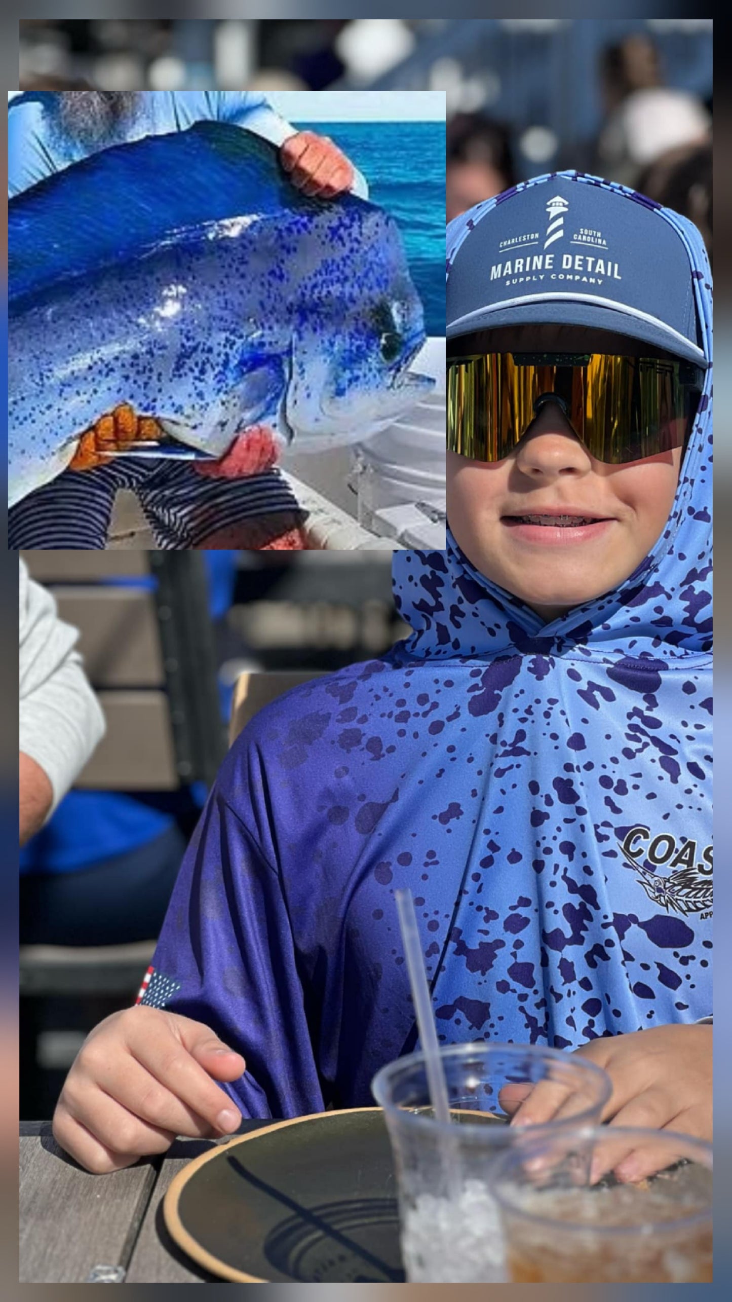 Custom Long Sleeve UPF 50 with hood Fishing shirts