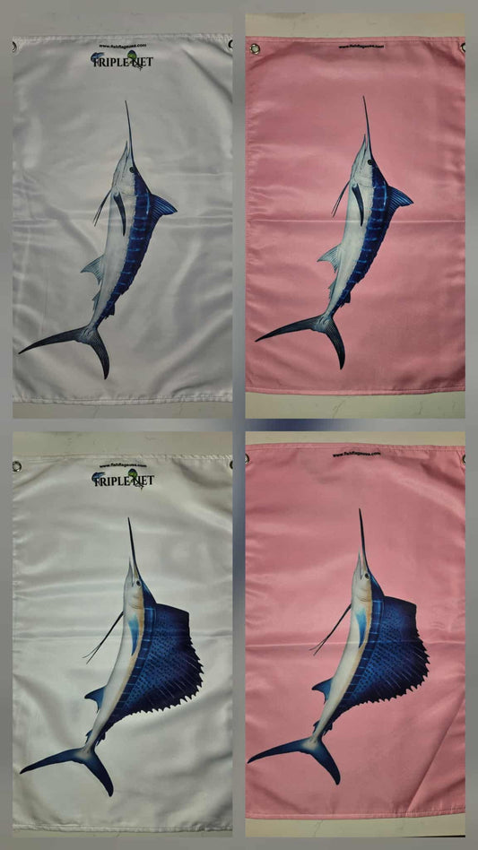 More Realistic-looking Blue Marlin, Sailfish with Lady Angler combo
