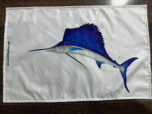 New More Realistic Sailfish Catch Flag