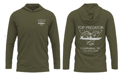 Custom Long Sleeve UPF 50 with hood Fishing shirts